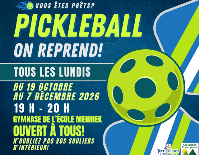 Le pickleball reprend!