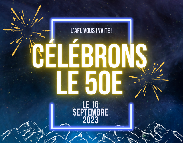 La célébration du 50e arrive!