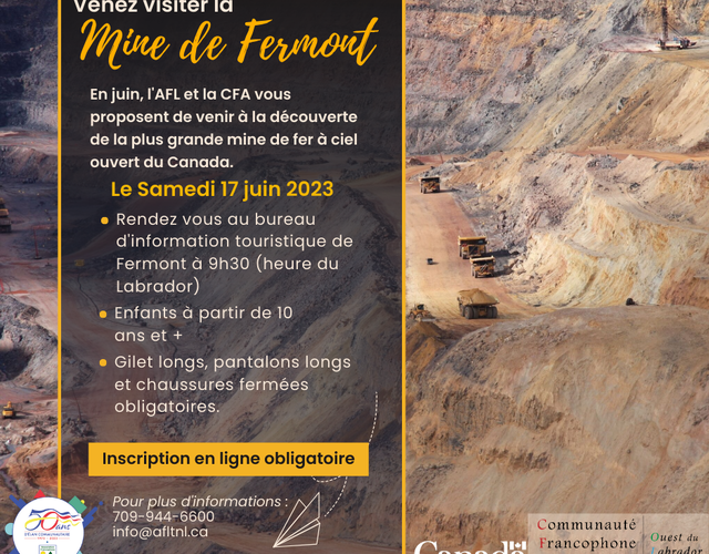 Visite de la mine de Fermont